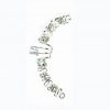Aster Ear Cuff Wrap with Rhinestones - Image 2