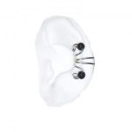 Kensy Ear Cuff, Black Beads, ear cuff, ear cuffs, silver, ear jewelry, unique ear cuffs,earlums, Made in USA, Crystals,