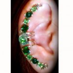 piercing alternatives, Victoria,piercing illusion earrings, ear cuff, ear wrap, earring, ear jewelry, non pierced, cool stuff, present, gifts for her, 2015,