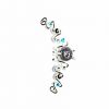 Adele Ear Cuff Wrap  with Center Jewel and Crystals