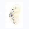 Adele - Ear Cuff Wrap with Center Jewel