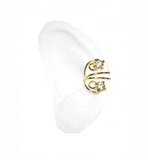 Sparkle- Gold or Silver Ear Cuff with Rhinestones