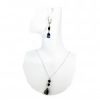 Healing Stones - Snowflake Obsidian Necklace and Earring set - Image 2