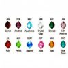 Crystal Ear CuffLight Blue, Pink, Clear, Red, Green, Brown, Yellow, Black.