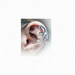 316L Surgical Steel Sleigh Cartilage Earring.cartilage earrring, silver,