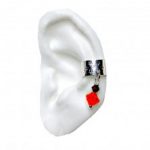 ear cuff, ear cuffs, silver, ear jewelry, unique ear cuffs,earlums, Made in USA, Crystals,