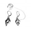 Raza Earrings Chained to Ear Cuff