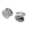 Small Pressure Earrings One Pair Yellow Gold-Filled or Sterling SilverTwist Wire Clip-on's Handmade in USA - Image 3