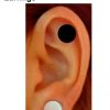 Magnetic Keloid Pressure Earrings from 6 to 25mm - Strong pair of reversible unisex magnetic black, golden and silver tone disc earrings.