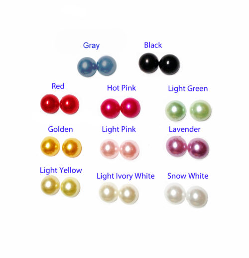 Gold keloid pressure earrings • Magnetic earrings clip on ear rings • -  Hand Stamped Trinkets