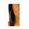 Hoops Clipon Extra Large Classic Hoop Earrings - Image 2