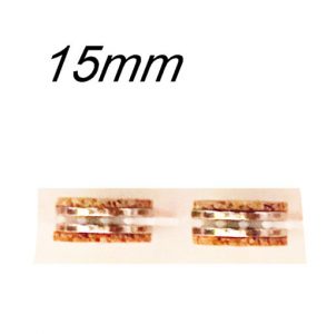 Cork Keloid Magnetic Pressure Earrings 12mm 15mm 19mm and 25mm Discs
