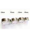 Keloid Pressure Magnetic Earrings with Clear Crystal Facing - Image 3