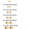 goldem Magnetic earrings for keloid pressure