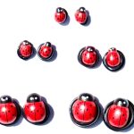 Keloid earrings, kids earrings , earrings for kids , hypoallergenic , little girl earrings , Ladybug , ladybug clips, Ladybug earrings, pressure earring